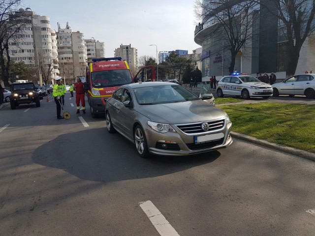Accident rutier pe bulevardul Mamaia