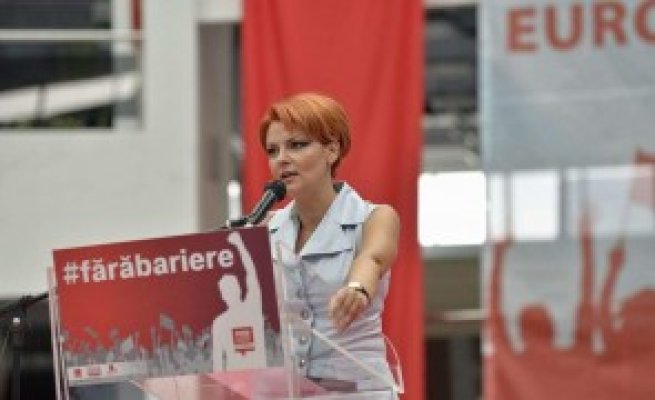 Lia Olguţa Vasilescu râde de contestatarii legii salarizării: 'Când au fost scăderi de salarii, erau la dansul pinguinului'