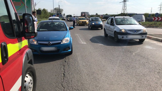 Accident rutier pe bulevardul Aurel Vlaicu