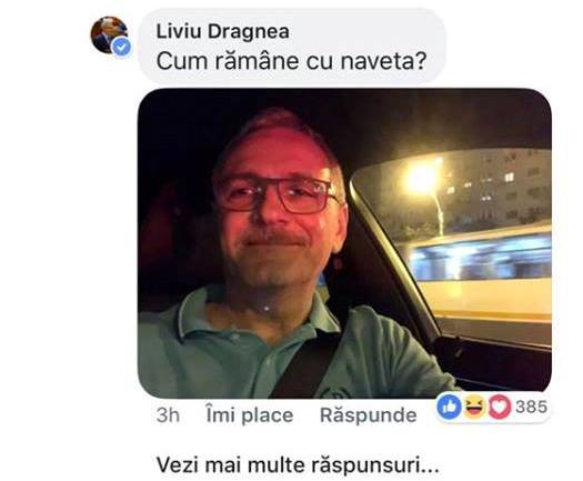 Liviu Dragnea a câştigat o navetă de bere pe Facebook!