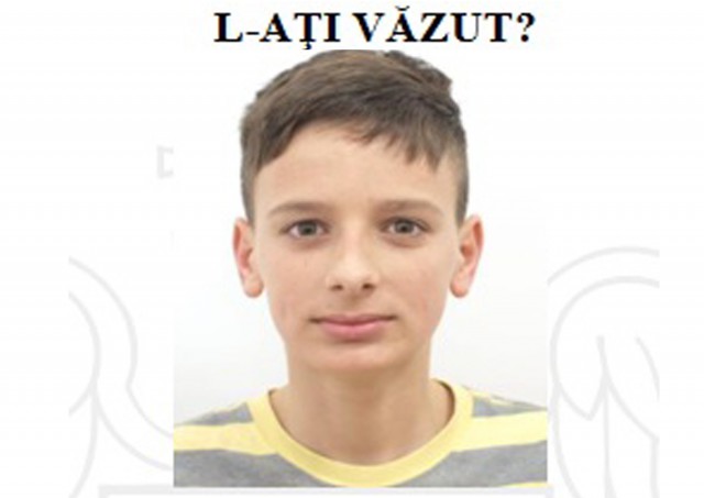 Minor din centrul de plasament Micul Rotterdam, dat dispărut! L-aţi văzut?