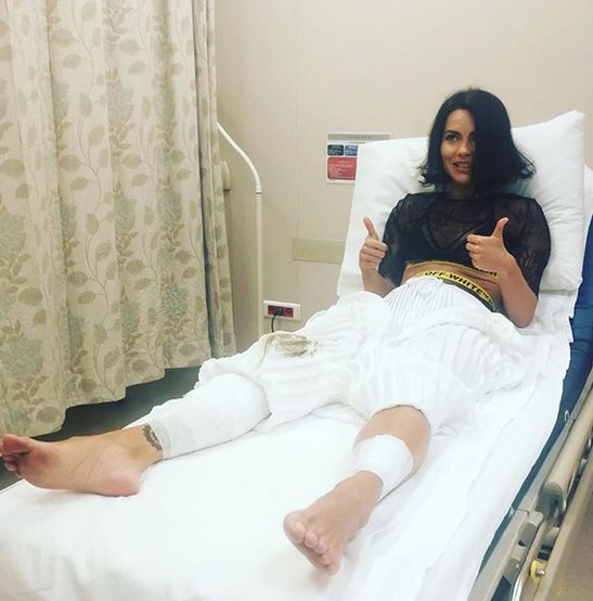 Inna a ajuns la spital după ce scena pe care cânta s-a prăbușit