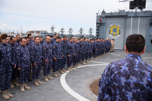 Fregata „Regele Ferdinand”, integrată într-o grupare navală NATO