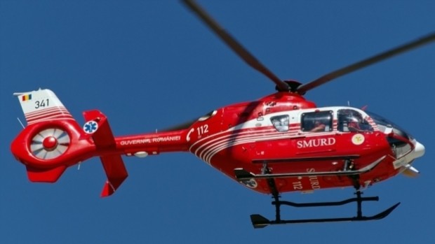 Victima unui accident din județul Constanța, preluată de elicopterul SMURD