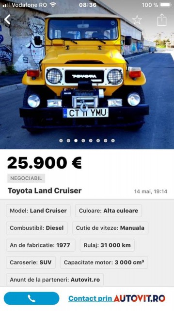 Maşina lui Radu Mazăre, scoasă la vânzare pe OLX?!?