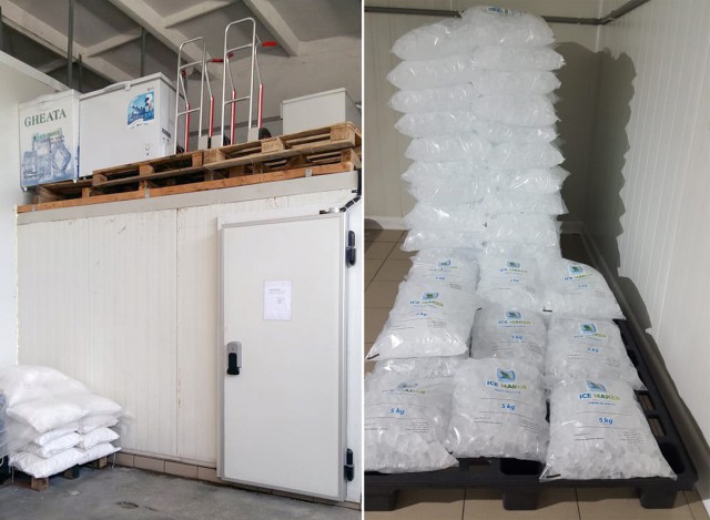 Fabrica de gheaţă de la Constanţa, DESIGILATĂ! A reînceput producţia: nu există dovezi că ar fi bacterii în cuburile de gheaţă