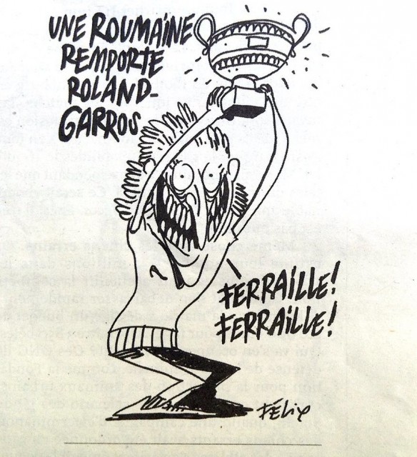 Redacția Charlie Hebdo, dată în judecată pentru caricatura cu Simona Halep