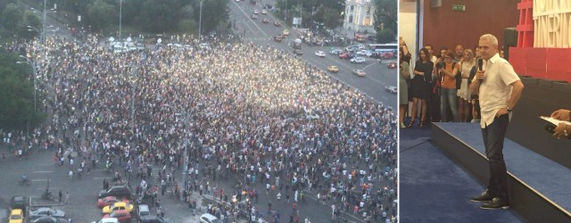 REACŢII după condamnarea lui Liviu Dragnea: protestatarii au sărbătorit în stradă, PSD face zid în jurul liderului