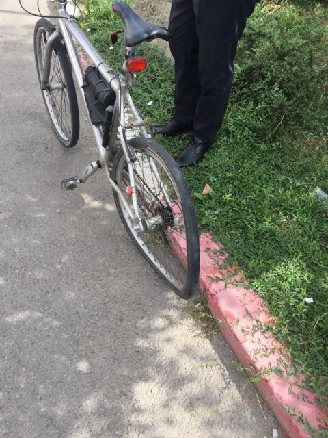 Biciclist accidentat pe I.C. Brătianu