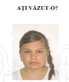 Dacă vedeți această minoră, sunați la Poliție! A dispărut din Castelu