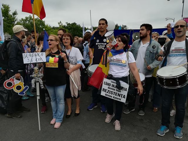 Protest uriaș în parcul IOR din Capitală