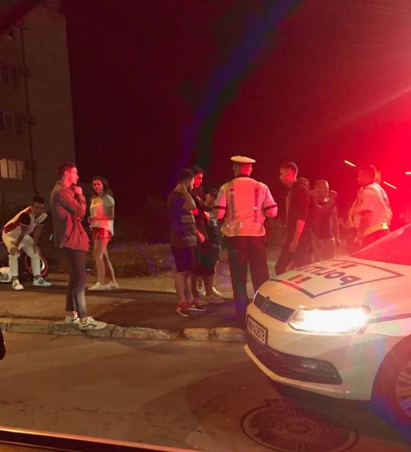 Accident rutier pe bulevardul Mamaia: a fost implicat un motociclist!