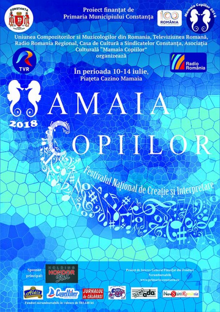 'Mamaia Copiilor', festivalul care aduce la malul mării juniorii talentaţi din întreaga ţara