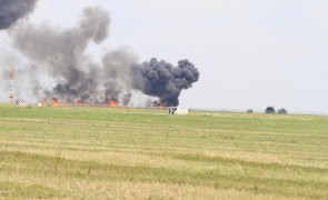 Mesajul Ministerului de Interne după decesul pilotulului aeronavei MiG 21 LanceR prăbușită la Fetești