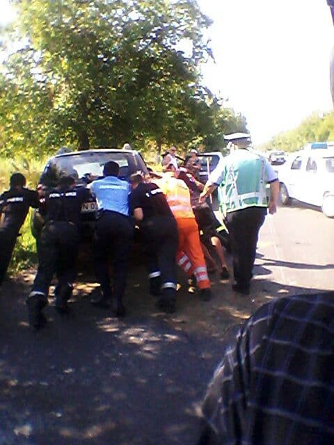 O femeie din Bacău a produs un accident rutier în zona Mangaliei