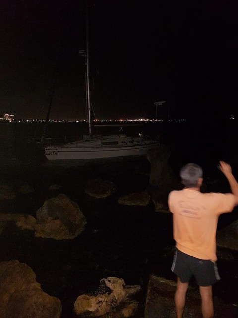 Yacht în derivă în Marea Neagră, scos la Eforie!