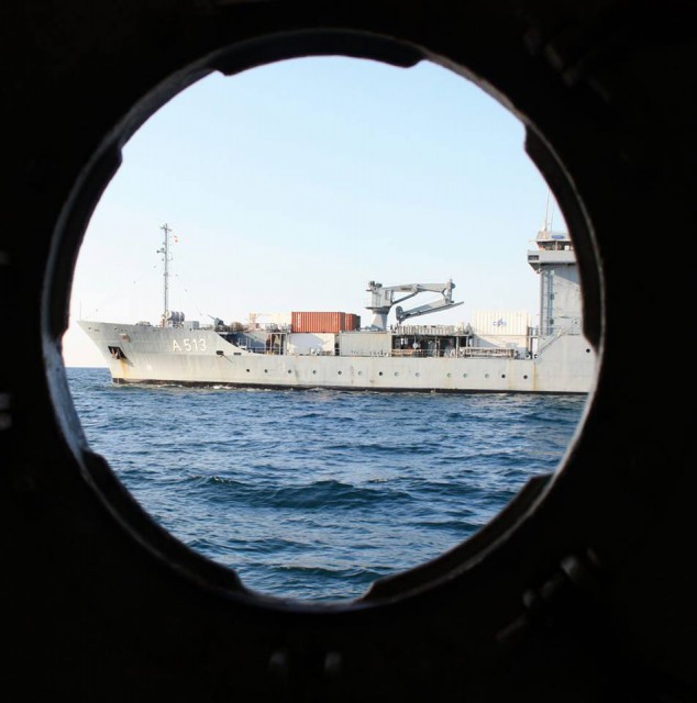 FOTO. Marinarii militari supraveghează traficul maritim în Bulgaria