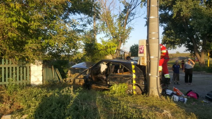 FOTO+VIDEO. ACCIDENT GRAV la Ovidiu, provocat de un şofer BĂUT! Şase victime, între care şi o fetiţă ÎN COMĂ
