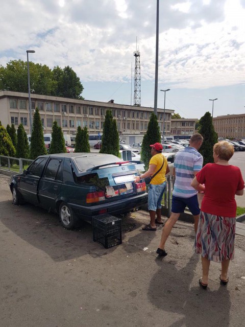 Poliţiştii locali 'au ras' vânzătorii ambulanţi din piaţa Tomis III - VIDEO