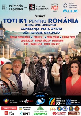Petrecerea continuă la malul mării: 'Toţi K1 Pentru România' ajunge pe litoral!