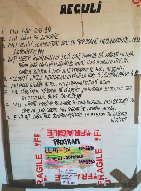 FOTO. Un traficant de droguri avea reguli stricte pentru clienţi: 'nu deranjaţi vecinii!'