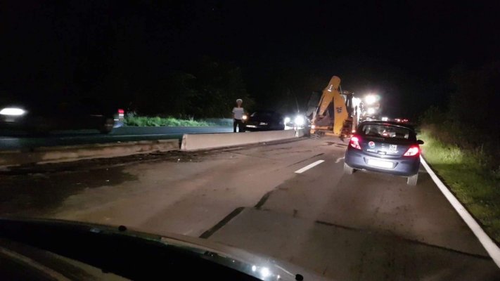 VIDEO! Accident rutier pe drumul spre Vama Veche: o femeie, rănită
