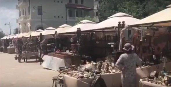 VIDEO.Târgul 'Constanța Revival', organizat în Piața Ovidiu