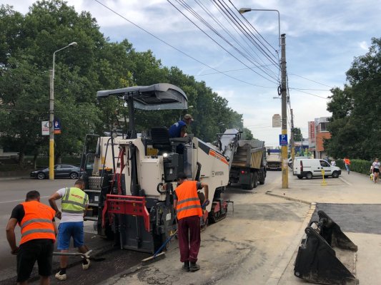 Atenție, șoferi! Se efectuează lucrări de reabilitare în intersecția din zona Brotăcei!