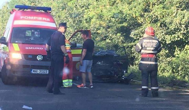 Accident rutier la ieşire din Tuzla: 4 victime, între care şi un sugar