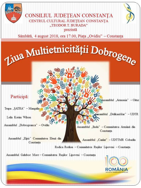 “Ziua Multietnicității Dobrogene”, în Piaţa Ovidiu din Constanţa!