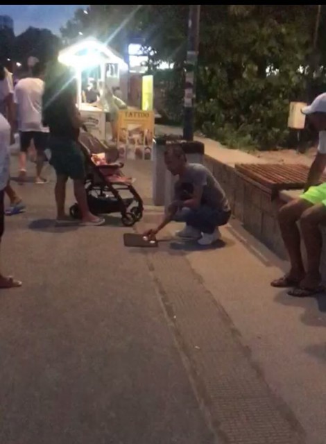 Prins cu 'Alba-Neagra' în staţiunea Mamaia! VIDEO