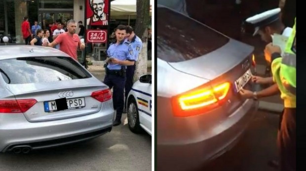 Şoferul maşinii cu numărul 