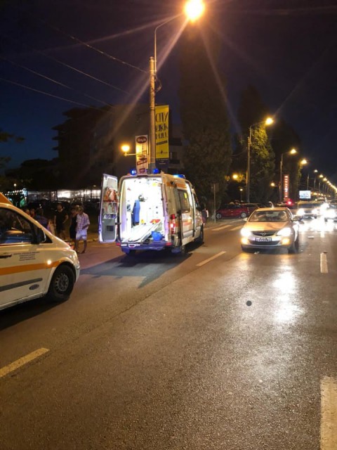 Accident rutier în Mamaia, pe trecerea de pietoni