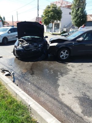 Accident rutier în Ovidiu: o persoană a fost rănită!