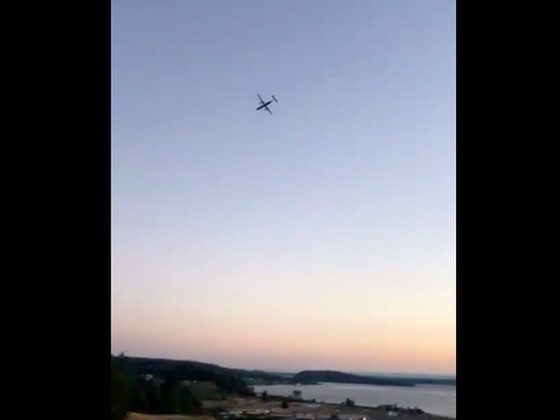 Un avion a aterizat forțat în Delta Dunării