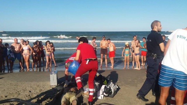 Un bărbat A MURIT înecat pe plaja Modern: doar ce fusese externat din spital!
