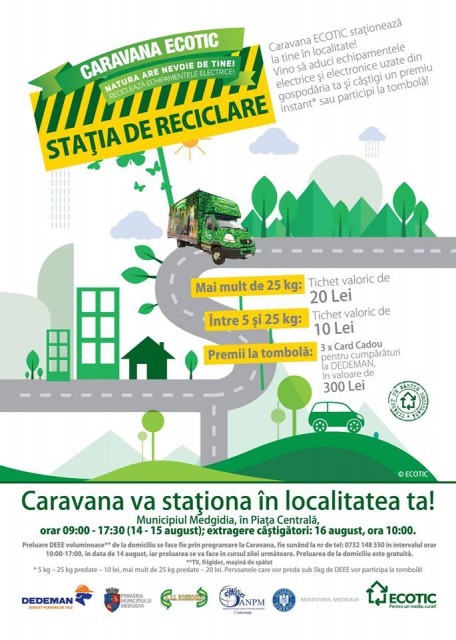Campania 'Stația de Reciclare' ajunge și la Medgidia!