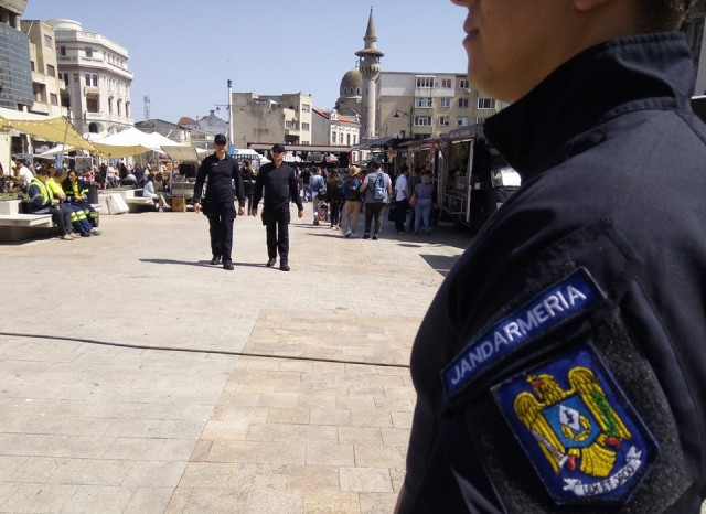 Jandarmii constănţeni la datorie în week-end