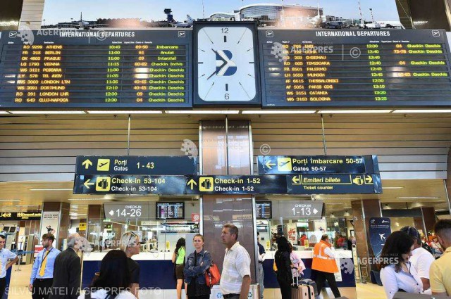 INS: Transportul aerian de pasageri a înregistrat în primul semestru o creştere cu 7,5%