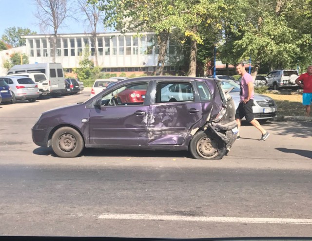 Accident rutier cu mai multe mașini, în stațiunea Mamaia