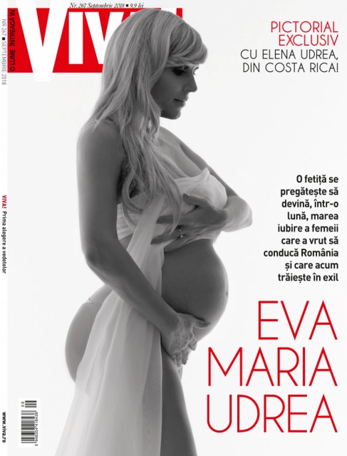Pictorial sexy cu Elena Udrea, gravidă în șapte luni