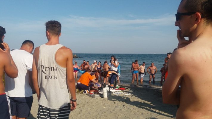 Intervenție pe plaja Reyna: un bărbat a murit înecat! VIDEO