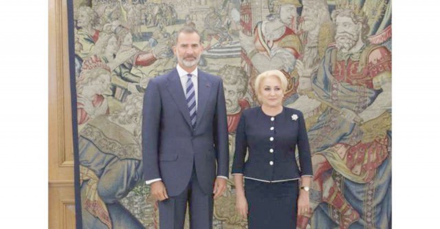 Premierul Dăncilă a discutat cu Regele Felipe al VI-lea despre relaţiile dintre România şi Spania