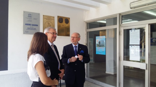 VIDEO. Ambasadorul Republicii Belarus la Bucureşti, în vizită la Universitatea Andrei Şaguna