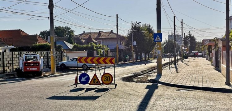 Continuă asfaltările în Cernavodă