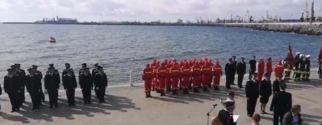 Ziua Pompierilor din România, marcată pe Faleza Cazinoului din Constanţa! VIDEO