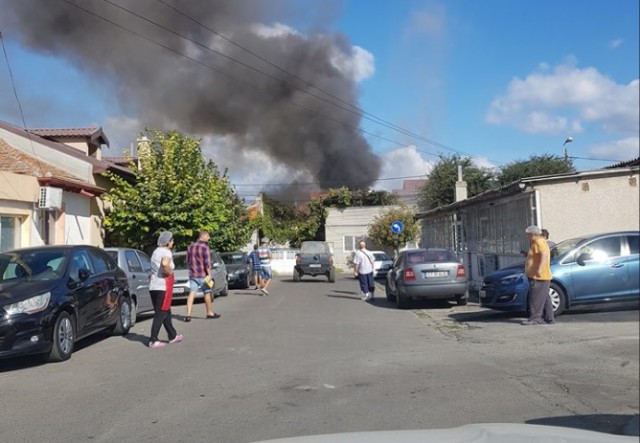 De la ce a pornit INCENDIUL VIOLENT din Faleză Nord