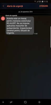Continuă testele aplicației RO-ALERT în Constanţa!