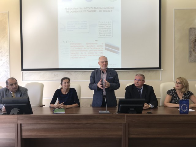 Universitatea „Andrei Șaguna” realizează o „Rețea pentru dezvoltarea carierei în domeniul economic”