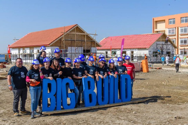 FOTO! BIG BUILD 2018 în Comuna Cumpăna: 8 case vor fi construite în 5 zile